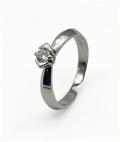 Ring Artigianale Woman in White Gold ANOR-277-253